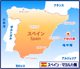 スペイン・マヨルカ島地図
